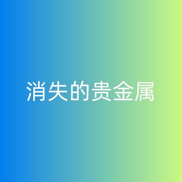 鈀碳回收，消失的貴金屬